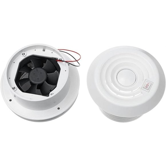 Ventilador extractor Accesorios de caravana RV Ventilador de ventilación ventilación rejilla de escape ventilador de viaje remolque van refrigerante aire ventilación camper motor casero tranquilo ven
