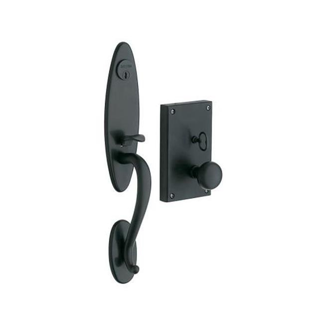 Baldwin 6549102LENT Williamsburg Left Hand Single Cylinder Mortise Handleset Entrance Trim Set