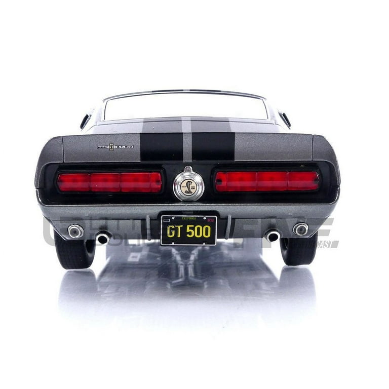 FORD MUSTANG SHELBY GT500 GREY BLACK STRIPES 1967 SOLIDO S1802905 1/18 GT  500