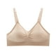 thumbnail image 1 of Gibobby Sujetadores para mujer El sujetador de lactancia para mujer sin botón de anillo de es para que las mujeres recojan el sujetador(Beige,M), 1 of 2