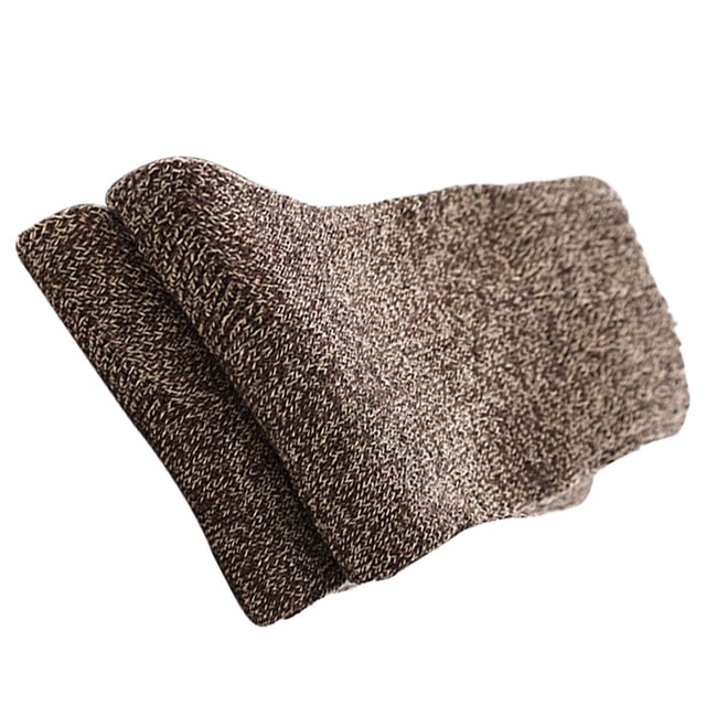 Calcetines de Invierno Qarigey 5 Pares Medias Café Sólido AP010992-03B