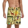 thumbnail image 2 of Sikiie Ethnic African Mens Pajama Shorts, Lightweight Lounge Pant with Pockets Soft Sleep Pj Shorts for MenXX-Large, 2 of 6