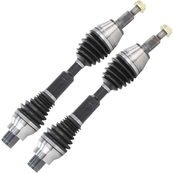 Detroit Axle - 4WD Front CV Axles for 2002 2003 2004 2005 Dodge Ram 1500, 2pc CV Axle Shafts Assembly Replacement
