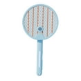 thumbnail image 2 of Matamoscas eléctrico 4 en 1, automático, portátil, de mano, para dormitorio, patio, camping, color azul cielo, 2 of 14