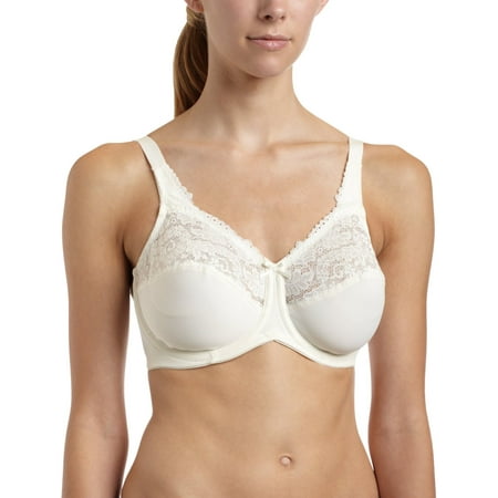 

Womens Tailored Minimizer Bra With Lace Trim Style LY0428