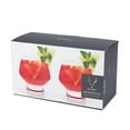 thumbnail image 6 of Viski Raye Footed Crystal Punch Cups, Party Cocktail Glasses, 8oz Set of 2, 6 of 6