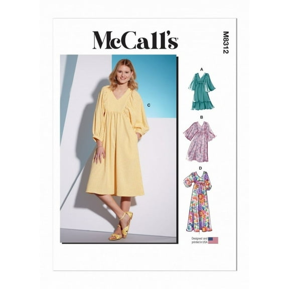 McCalls Sewing Pattern 8312 Women XS-S-M