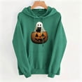 thumbnail image 4 of Molidfa Womens Spooky Ghost Hoodie Pumpkin Halloween Graphic Oversized Pullover Top, 4 of 4