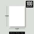 thumbnail image 6 of Bright White Paper – Multipurpose Office Print Writing Copy Paper – Flyers, Posters, Design Proposals, Business Documents | 8.5 x 11 | 70lb Text (28lb Bond) | Acid Free Paper | 100 Sheets per Pack, 6 of 6