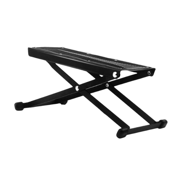 Taburete para pies de guitarra, reposapiés plegable, protección del suelo, reposapiés para guitarra, altura ajustable en 6 posiciones para ukelele