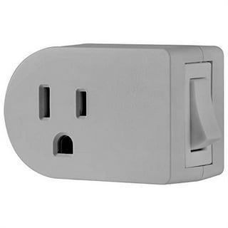 GE home electrical 3-Outlet Extender Wall Tap, Grounded Adapter Plug,  Indoor Rated, 3-Prong, Perfect for Travel, UL Listed, White, 52203