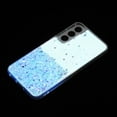 thumbnail image 6 of Luminous Case for Samsung Galaxy S23, Glow in the Dark Fluorescent Glitter Case for Women Girls, Bling Sparkle Lightweight Slim Shockproof Protective Phone Cover for Galaxy S23, Blue, 6 of 6