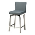 thumbnail image 2 of Moe's Tabouret Giro 26" en Faux Cuir Gris, 2 of 4