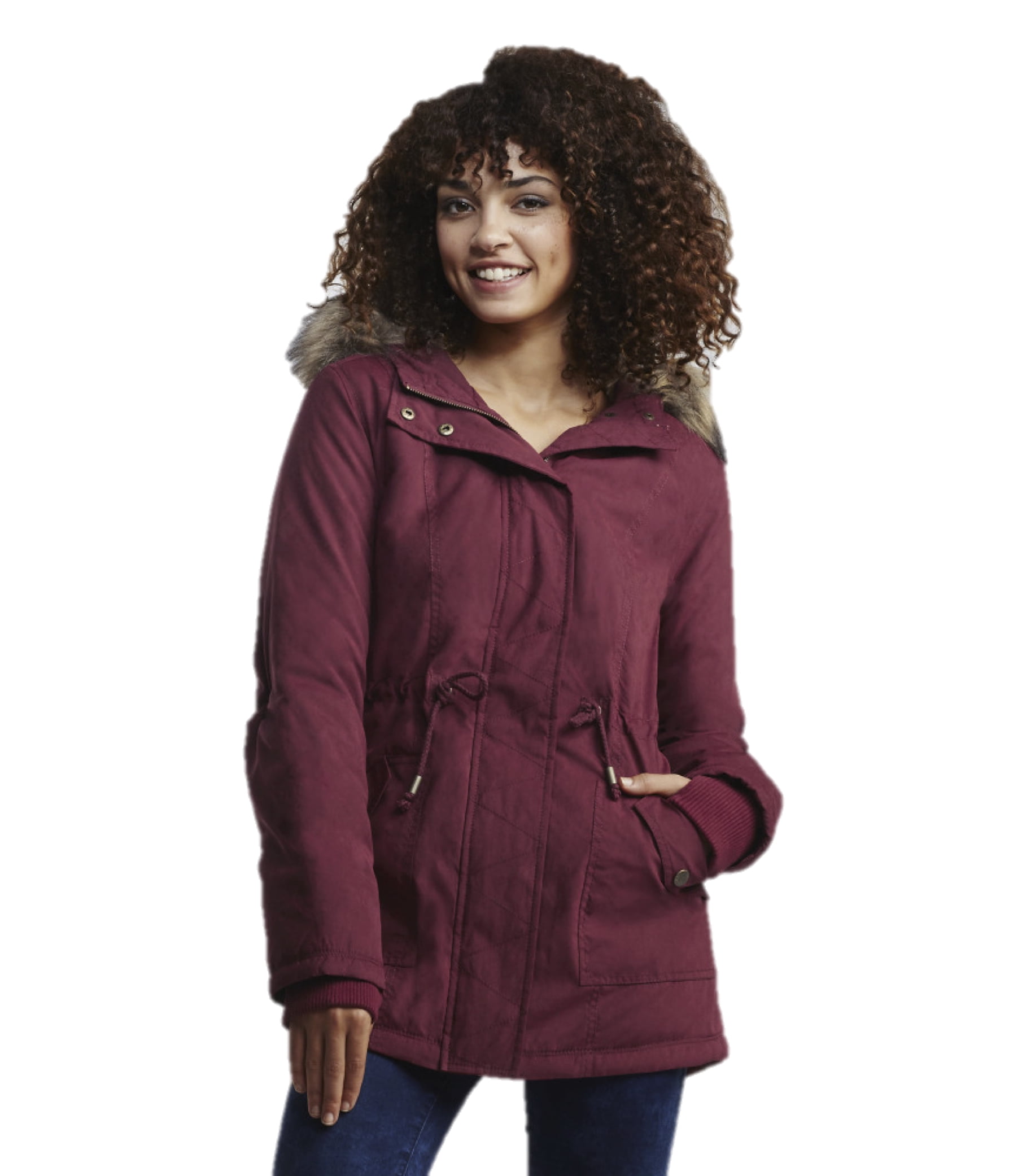 Aeropostale Womens Faux Fur Lined 