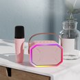 thumbnail image 4 of Mini altavoces cine en casa RGB Multi-Colores Portable Karaoke Machine Compatible dientes 5.3 para 4 5 6 7 8 9 10 11 Niña 12 años adolescentes Azules, 4 of 9