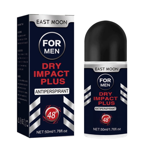 Desodorante antitranspirante seco roll-on para hombre, pequeño y portátil, 50 ml.
