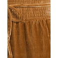 thumbnail image 4 of Time and Tru Women's Plush Velour Joggers, 4 of 5