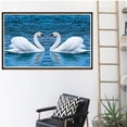 thumbnail image 4 of 5D Animal para adultos DIY resina de decoración para hogar artesanía Cisne BLESIY Kit de pintura de diamantes, 4 of 7