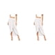 thumbnail image 1 of Guardurnaity de mujer, informal, de otoño, fácil de combinar, plisada, para oficina en casa, para viajar, para chicas, faldas para mujer, XL, XL Blanco 2Conjunto, 1 of 6