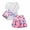 T-Shirt+Skirt+Bag Q433-Pink, variant on HAWEE Magic Princess Costume Girl Print Short Sleeve Casual Dress For Girls Ages 3-12 Years