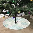thumbnail image 2 of FMSHPON Leaves Patterns Xmas Christmas Tree Skirt Stand Mat for Holiday Party Decoration Indoor Outdoor 48 inches, 2 of 3