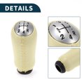 thumbnail image 4 of Perilla de Cambio de 5 Velocidades Unique Bargains para Renault Clio III 2005-2009, Cuero Sintético, 4 of 6