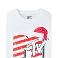 thumbnail image 3 of MTV T-Shirt Unisexe Blanc à Manches Courtes, 3 of 6