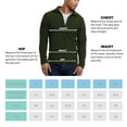 thumbnail image 5 of Men's Full-Zip Polar Fleece Jacket, Dark Green XL, 1 Count, 1 Pack, 5 of 7