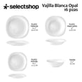 thumbnail image 3 of Vajilla Moderna Cuadrada De Opal Resistente 4 Personas 16pzs, 3 of 4