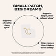 thumbnail image 3 of Barriere The Big Sleep Melatonin Sleep Patch 36 Ea – Vegan, Hypoallergenic, Gold Moon, Natural Sleep Aid, Waterproof, Gentle for Sensitive Skin, 3 of 10