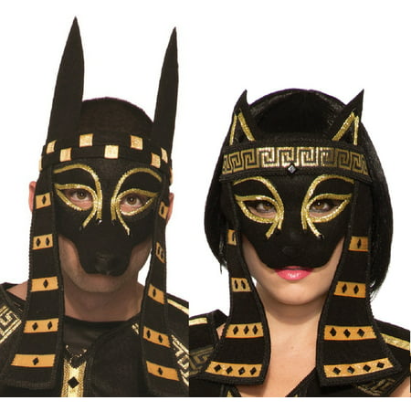 Egyptian God  Anubis Mask And Bastet Mask Halloween Costume Accessory Couple Set