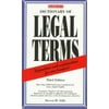 Pre-Owned Dictionary of Legal Terms (Paperback) 0764102869 9780764102868