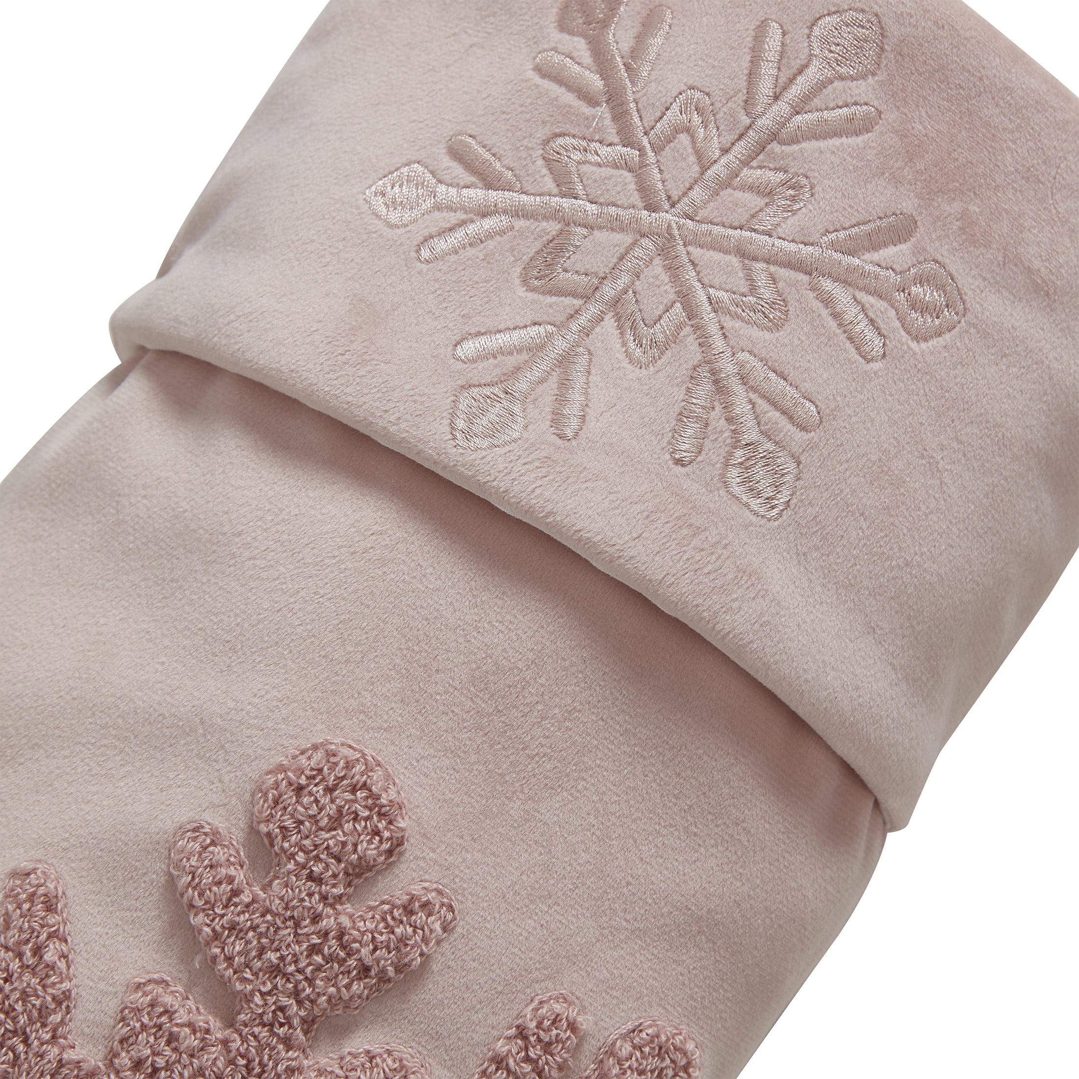 My Texas House Savannah Rose Embroidered Christmas Stockings, 21" (2 Count)