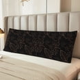 thumbnail image 5 of Naloa Autumn Leaves1 Super Soft 20x60 Body Pillow Case,Long Side Hidden Zipper（PILLOWS ARE NOT INCLUDED）, 5 of 6
