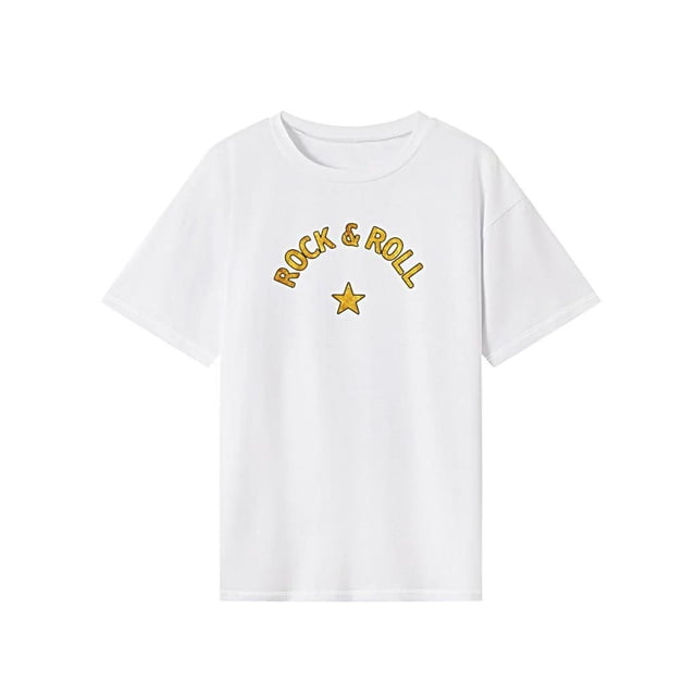 Camiseta de manga corta para mujer, ropa informal, camiseta básica para viaje a la playa XL
