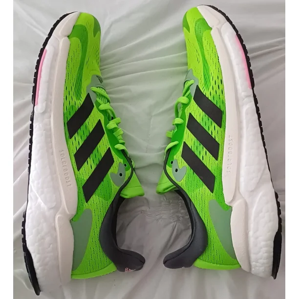 Adi - das Solar Boost 4 Extreme Green Pink Running Shoes GX6700 Men Size 11 NWT
