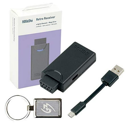 Mcbazel 8Bitdo Wireless Gaming Controller Retro Receiver for the Original Sega Genesis and Mega Drive Console with Gam3Gear