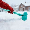 thumbnail image 4 of Snow Mold Ginseng Fruit Shape Easy-Press Snow Shape Tool for Outdoor Winter Fun, Portable Sand Mold for Kids, 4 of 9