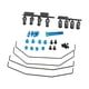 thumbnail image 2 of Kits de barra estabilizadora RC a escala 1/10, 2 piezas de repuesto RC de ajuste de dureza, juego de estabilizador delantero trasero para modificación perfke Estabilizador trasero delantero, 2 of 7