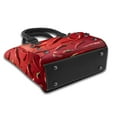 thumbnail image 3 of Lsque Floating Red Chili Peppers Pattern Leather Rivet Shoulder Bag – Elegant Genuine Leather & Microfiber PU Crossbody with Detachable Adjustable Strap, 3 of 5