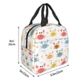 thumbnail image 3 of Disketp Colorful Crabs Bolsa Térmica para Almuerzo para Hombre y Mujer, Ideal para Trabajo, Senderismo y Picnic, 3 of 8