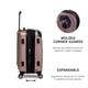 thumbnail image 5 of Maleta Kenneth Cole REACTION Renegade de 8 ruedas, 20 pulgadas, oro rosa, 5 of 6