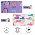 thumbnail image 6 of Btargot 5 Piece Purple Rainbow Bedding Set Twin for Girls Cloud Floral Stars Kids Comforter Set, 6 of 10