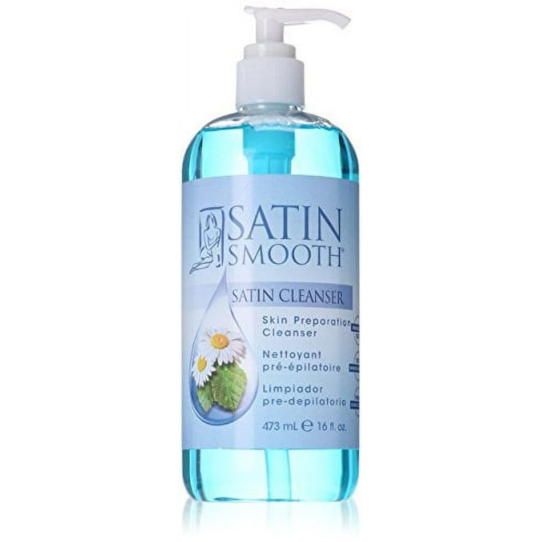Satin Smooth Satin Cleanser Skin Preparation Cleanser, 16 oz