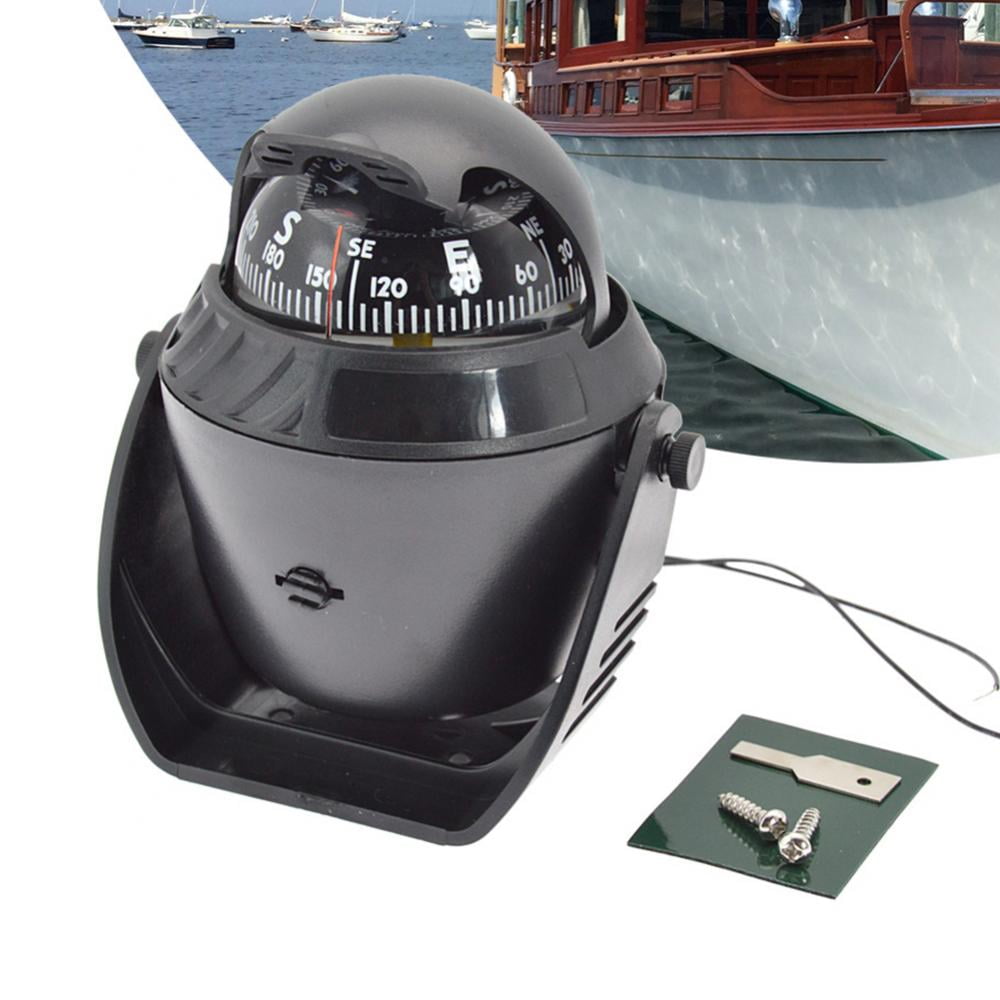 Adjustable Boat Night Vision Digital Navigation Compass Car Dashboard