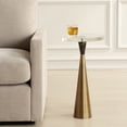 thumbnail image 2 of Uttermost Holton Tapered Brass Accent Table, 2 of 10