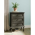 thumbnail image 2 of Finch Webster 3 Drawer Storage Cabinet Dark Gray, 2 of 12