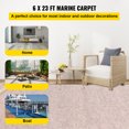 thumbnail image 2 of VEVOR Boat Carpet 6 ft x 23 ft  for Boats, Waterproof Light Brown Carpet with Marine Backing Anti-Slide Marine Grade Boat Carpet Cuttable Easy to Clean Patio Rugs Deck Rug, 2 of 9