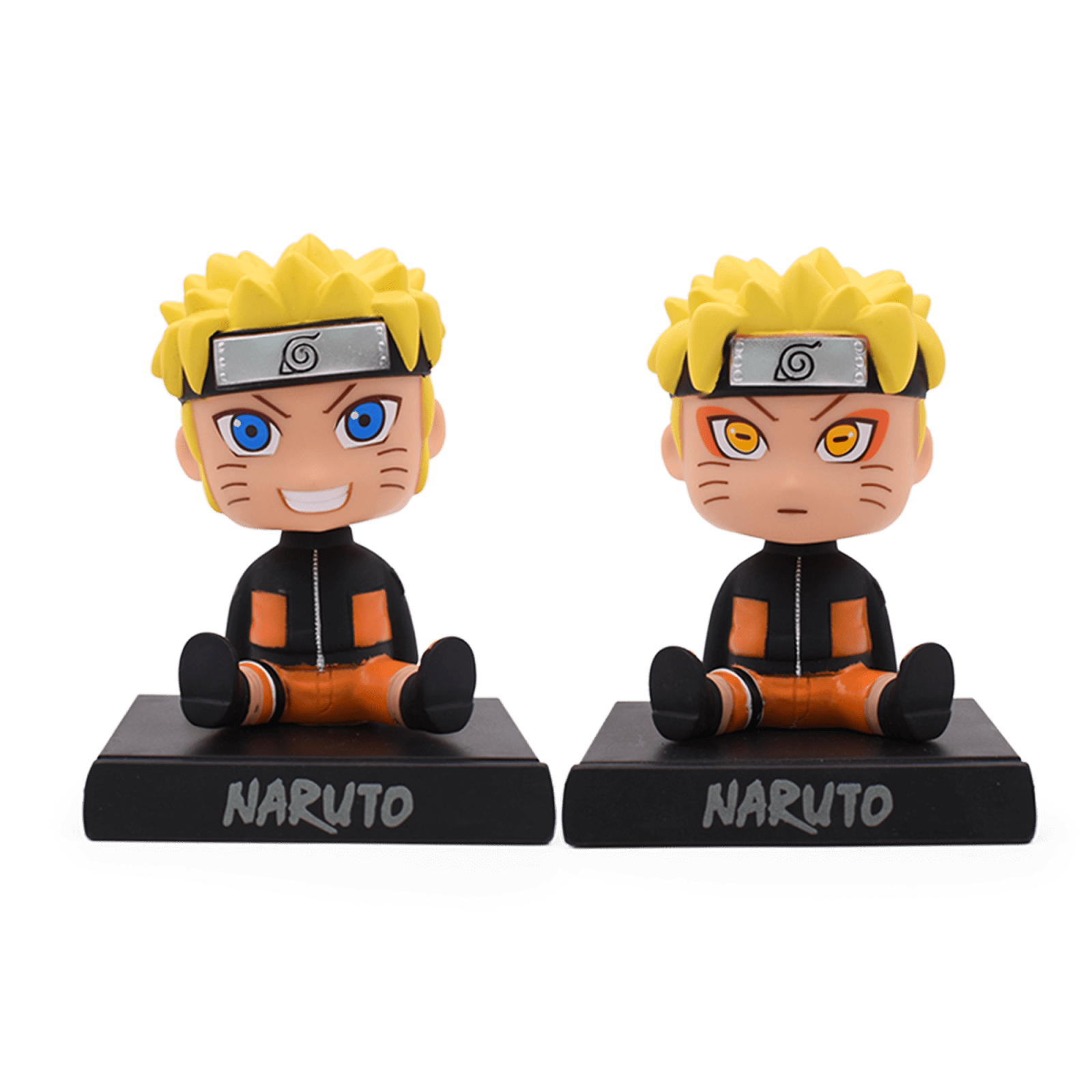 Naruto Uzumaki Bobble Head Phone Holder PVC Figure Collectible Model Toy 
