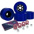 thumbnail image 2 of Cal 7 90mm 78A Longboard Flywheels + ABEC 7 Bearings and Spacers (Blue), 2 of 4